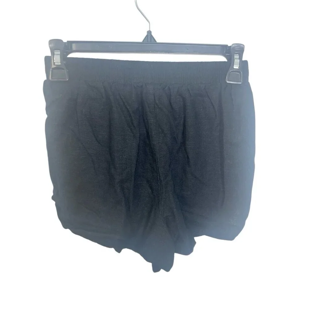 WILD FABLE Womens Size XS Rayon Linen Blend Pull On Pocket Shorts Elastic Waist - Picture 3 of 11